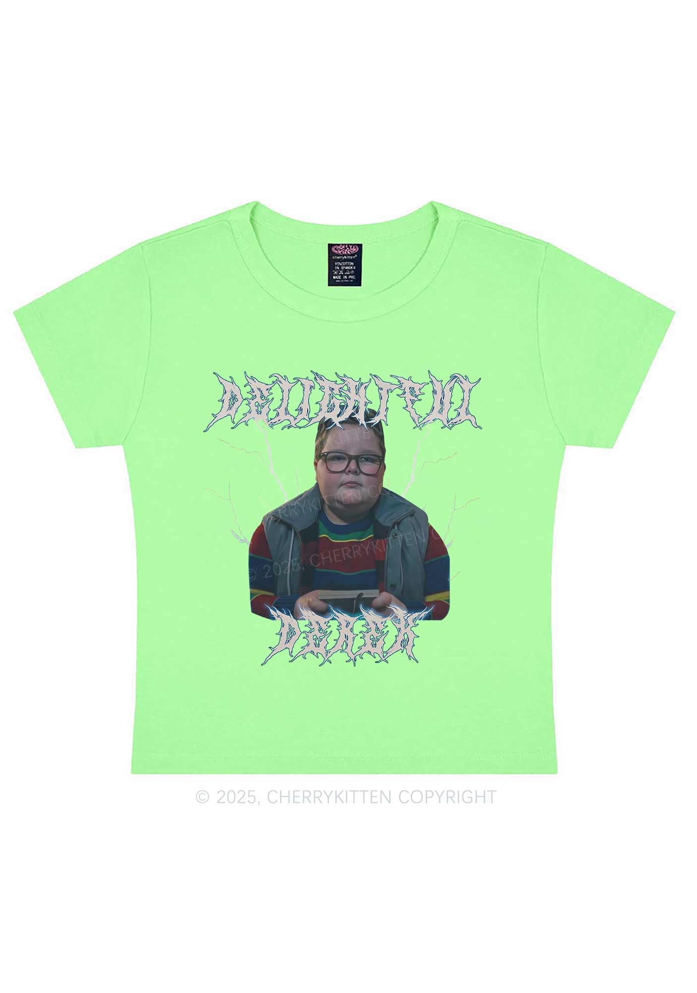 Delightful Boy Y2K Baby Tee Cherrykitten