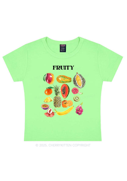 Fruity Y2K Baby Tee Cherrykitten