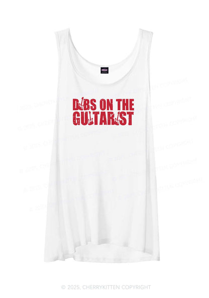 Dibs On The Guitarist Y2K Sheer Boyfriend Tank Cherrykitten