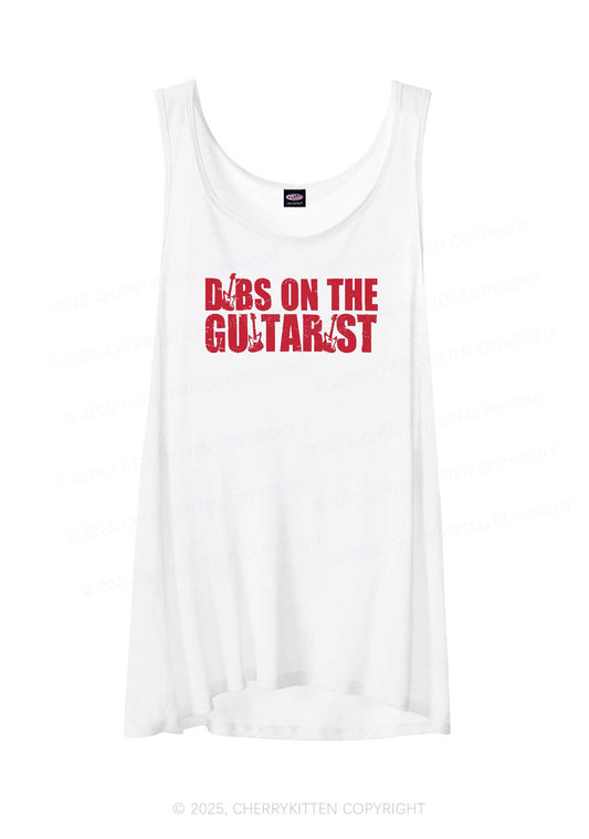 Dibs On The Guitarist Y2K Sheer Boyfriend Tank Cherrykitten