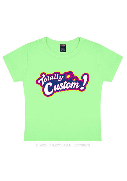 Totally Custom Y2K Baby Tee Cherrykitten