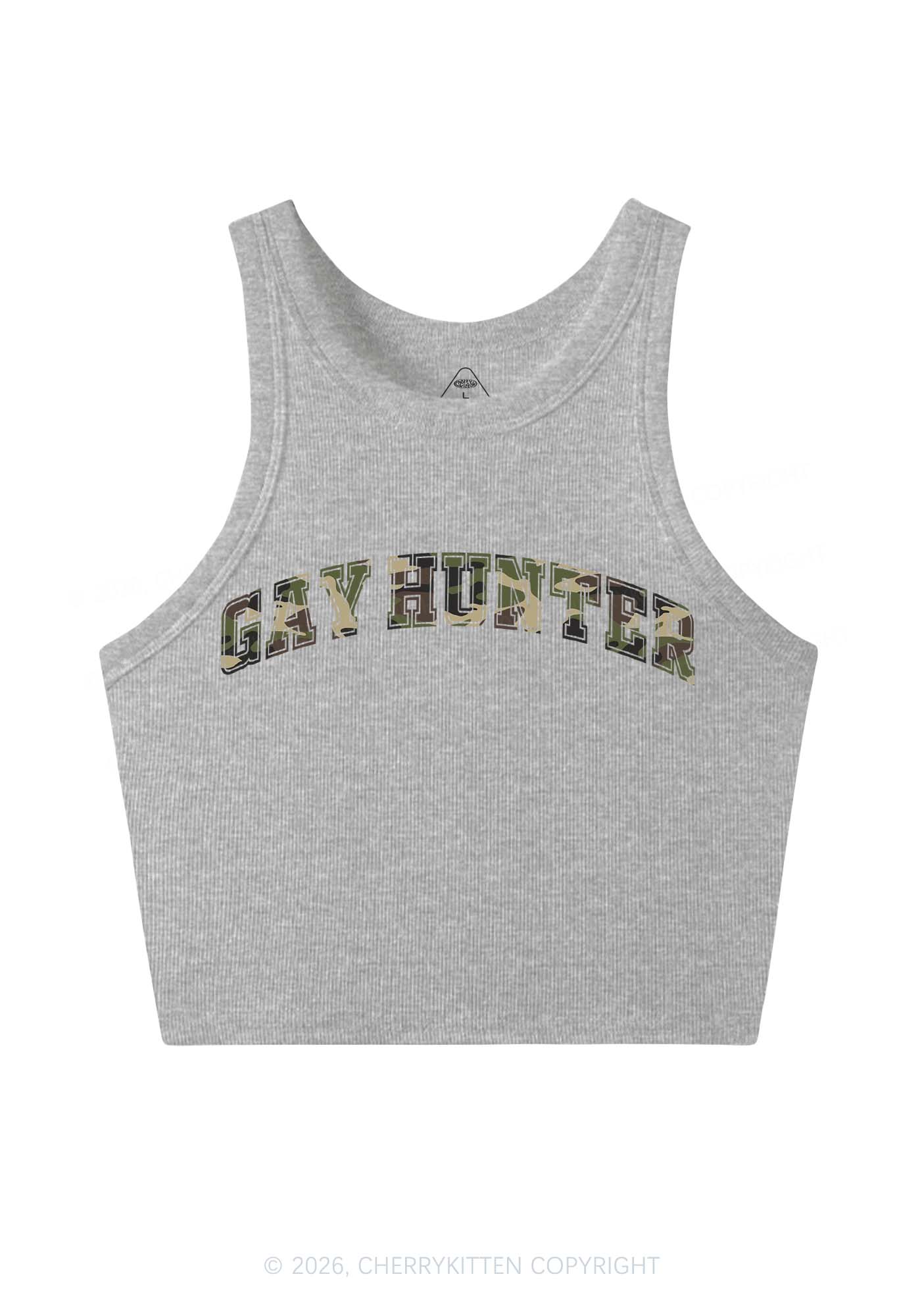 Gay Hunter Pride Y2K Crop Tank Top Cherrykitten