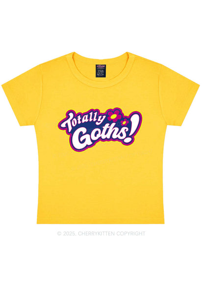 Totally Goths Y2K Baby Tee Cherrykitten