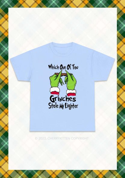 Which One Of You Stole My Lighter Christmas Chunky Shirt Cherrykitten