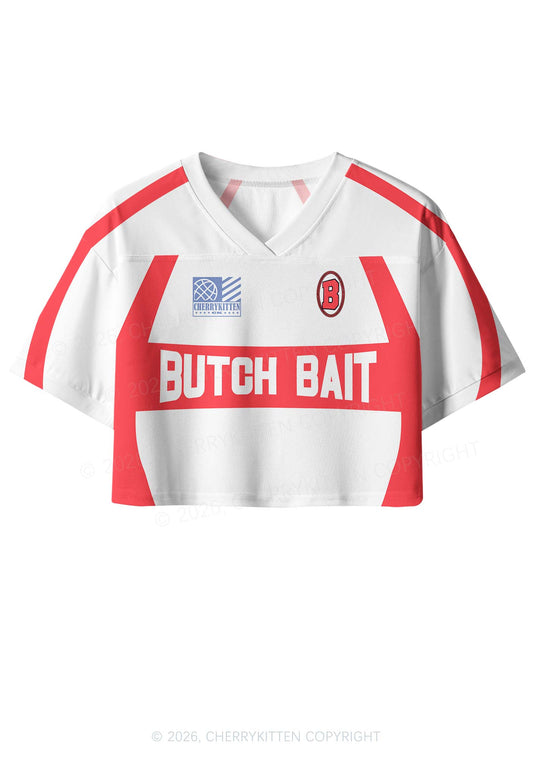 Butch Bait Pride Y2K Crop Sport Jersey Shirts Cherrykitten