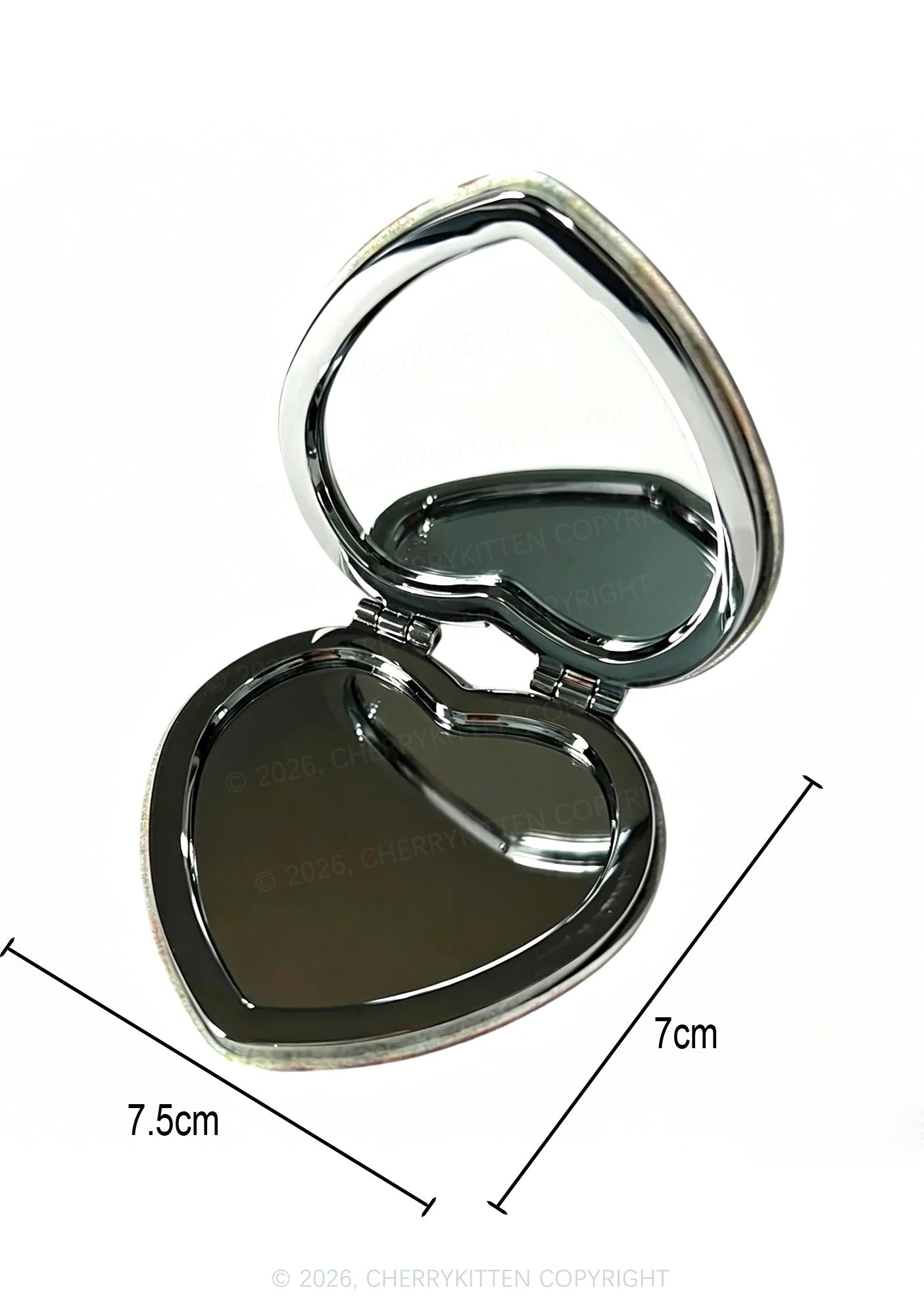 Custom Face Y2K Folding Makeup Mirror Cherrykitten