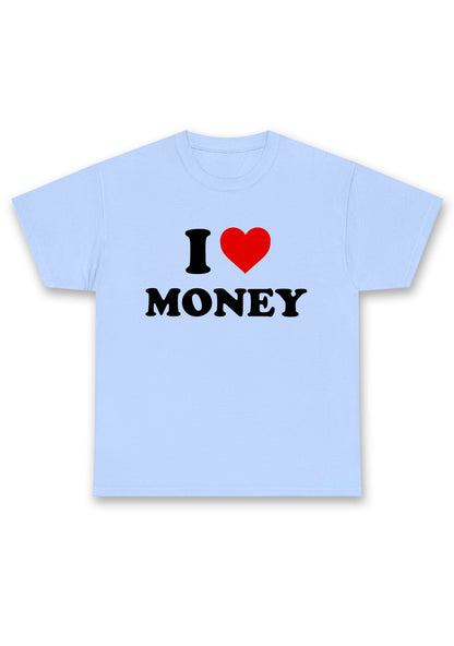 I Love Money Chunky Shirt