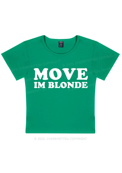 Move Im Blonde Y2K Baby Tee Cherrykitten