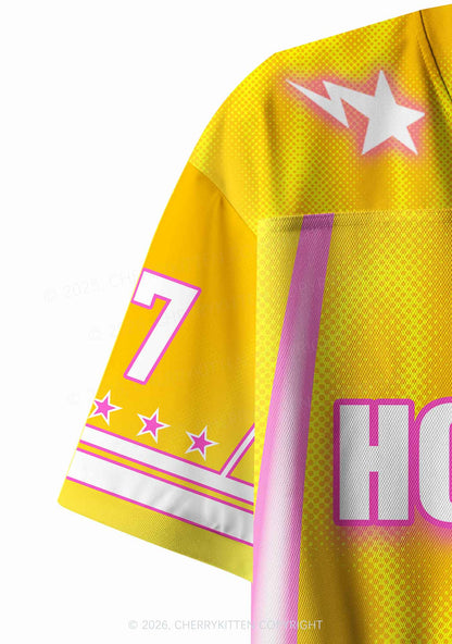 Hot Girls Love Dubstep Y2K Crop Sport Jersey Shirts Cherrykitten