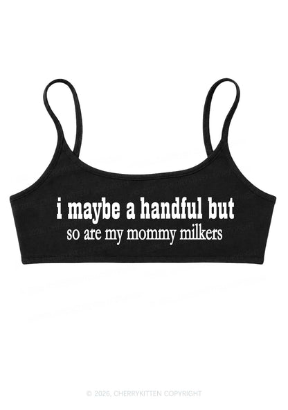 Handful Mommy Milkers Y2K Super Crop Cami Cherrykitten