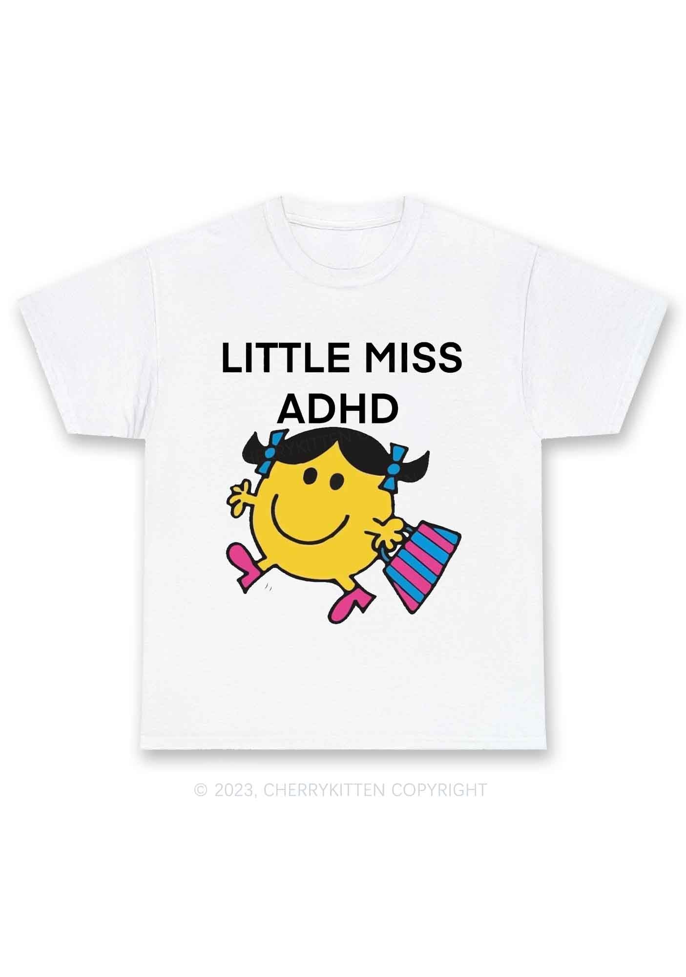 Little Miss ADHD Y2K Chunky Shirt Cherrykitten