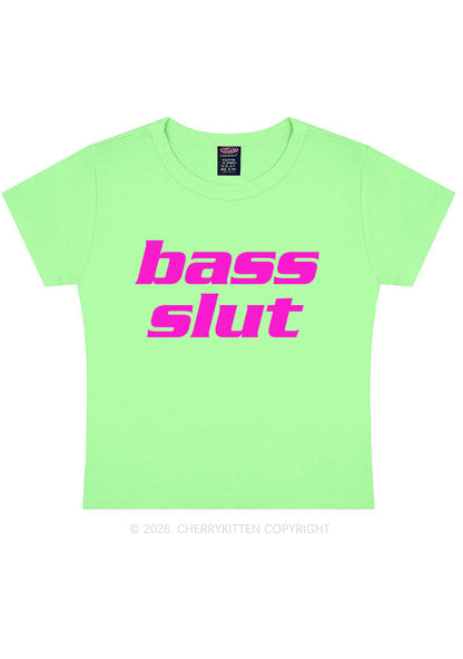 Bass Slxt Y2K Baby Tee Cherrykitten