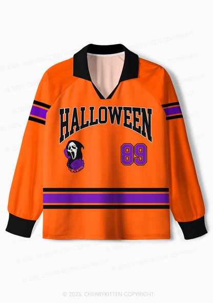 Halloween Custom Horror Hang Up Y2K Sport Long Sleeve Jersey Shirts Cherrykitten