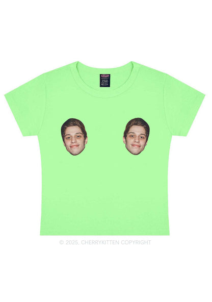 Custom Double Face Y2K Baby Tee Cherrykitten