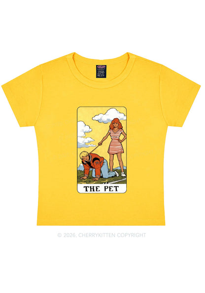 The Pet Y2K Baby Tee Cherrykitten