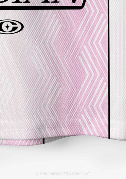 Smile If You Are Lesbian Pride Y2K Crop Sport Jersey Shirts Cherrykitten