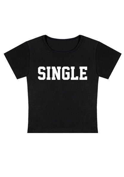 Curvy Just Single Baby Tee