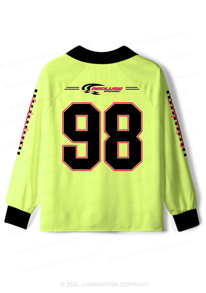Custom Yellow Cxxt Y2K Sport Long Sleeve Jersey Shirts Cherrykitten
