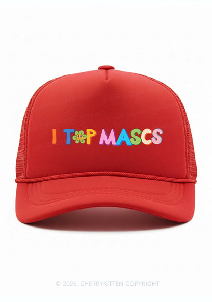 I Top Mascs Pride Y2K Trucker Hat Cherrykitten