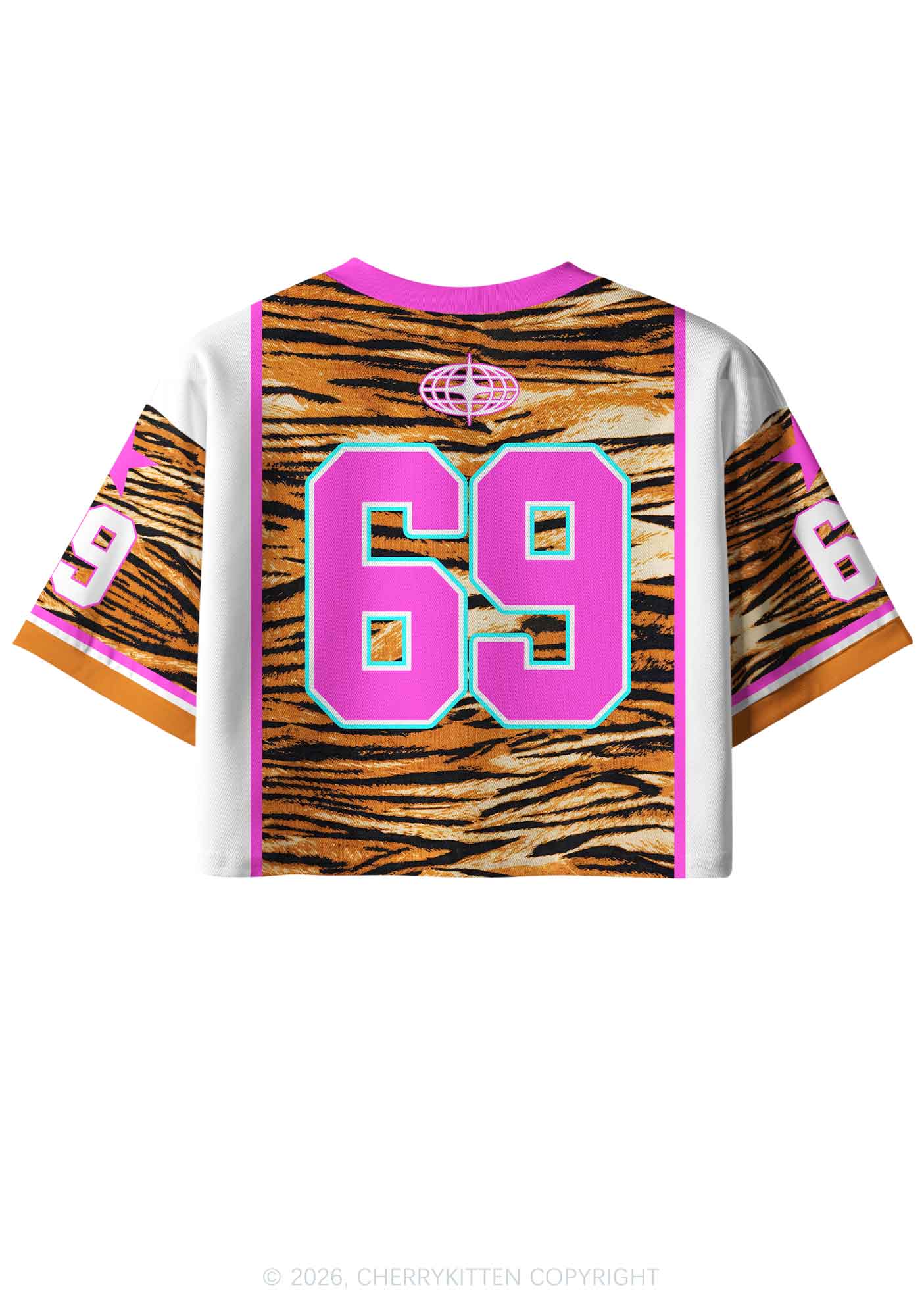 Emotional Support Mommy Y2K Crop Sport Jersey Shirts Cherrykitten