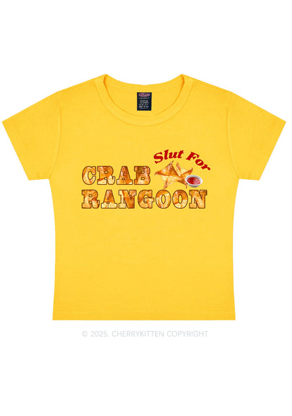 Slxt For Carb Rangoon Y2K Baby Tee Cherrykitten