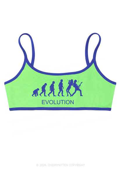 Evolution Rock Band Y2K Super Crop Cami Cherrykitten