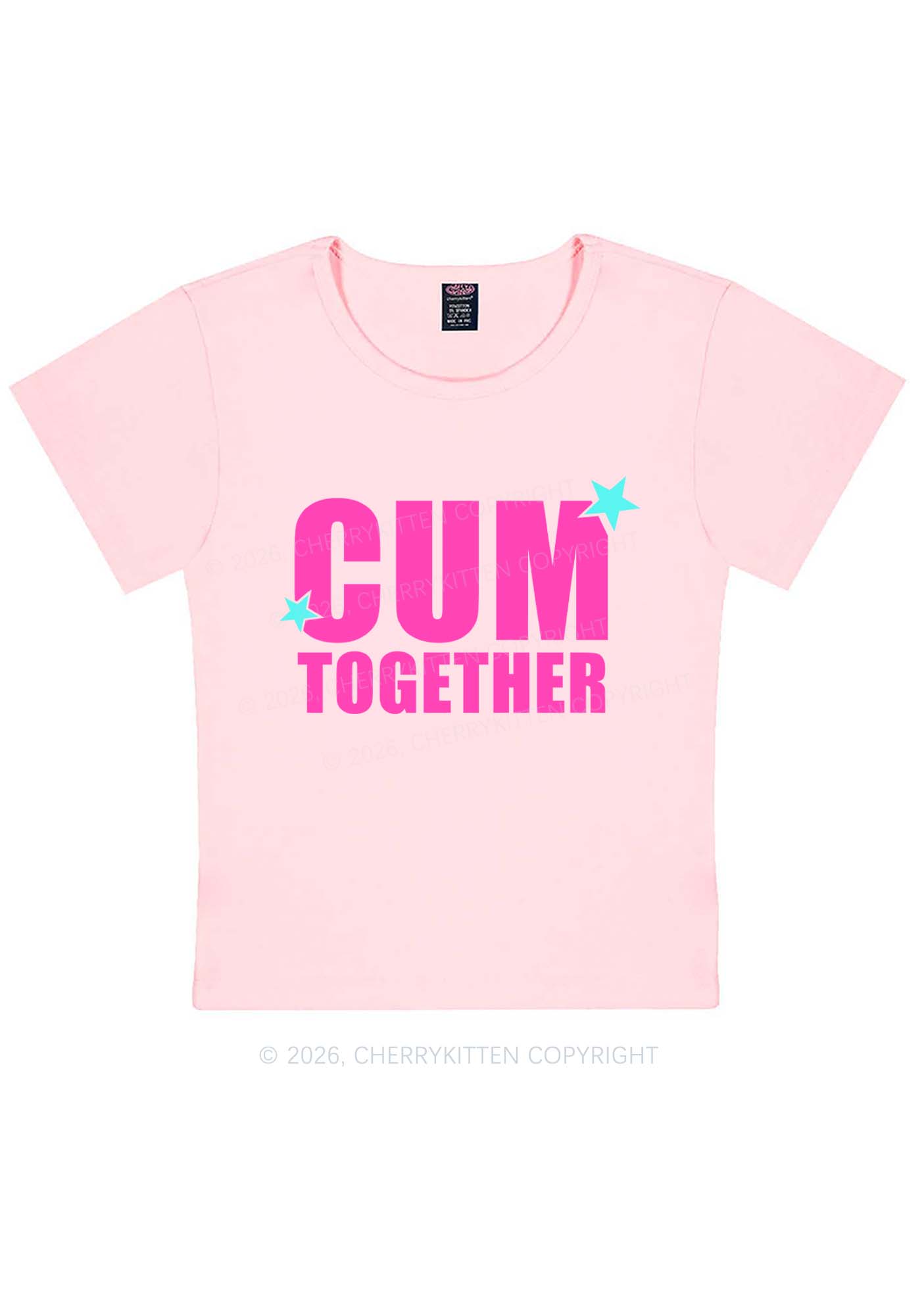 Cxm Together Y2K Baby Tee Cherrykitten