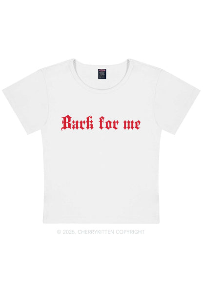 Bark For Me Y2K Baby Tee Cherrykitten