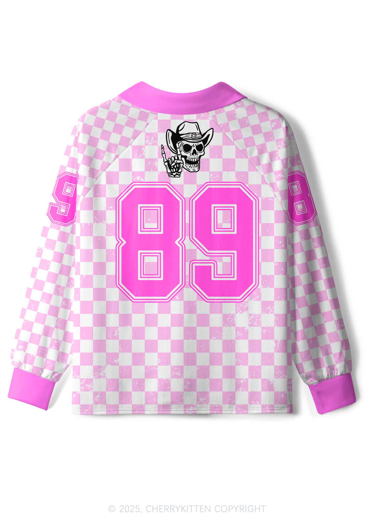 Custom Halloween Howdy Dancing Skeletons Y2K Long Sleeve Sport Jersey Shirts Cherrykitten
