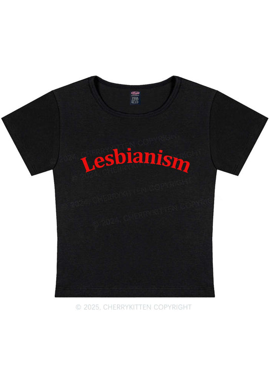 Lesbianism Y2K Baby Tee Cherrykitten