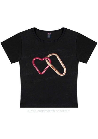 Femme Butch Y2K Baby Tee Cherrykitten