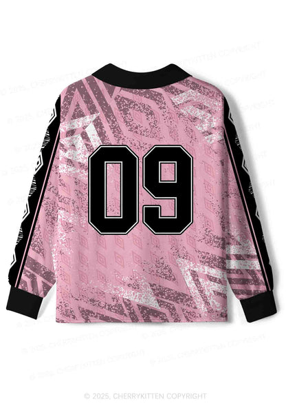 Custom Pink Yes Daddy Y2K Sport Long Sleeve Jersey Shirts Cherrykitten
