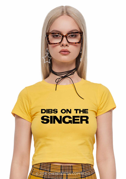 Dibs On The Singer Y2K Baby Tee Cherrykitten