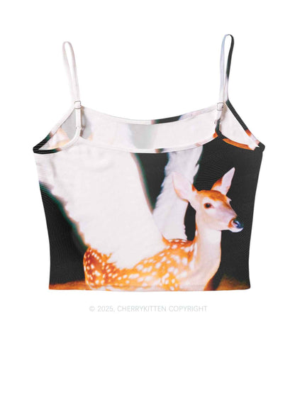 Deer Wings Y2K Mesh Cami Tank Cherrykitten