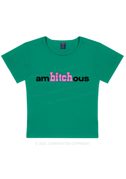 Ambxxchous Y2K Baby Tee Cherrykitten