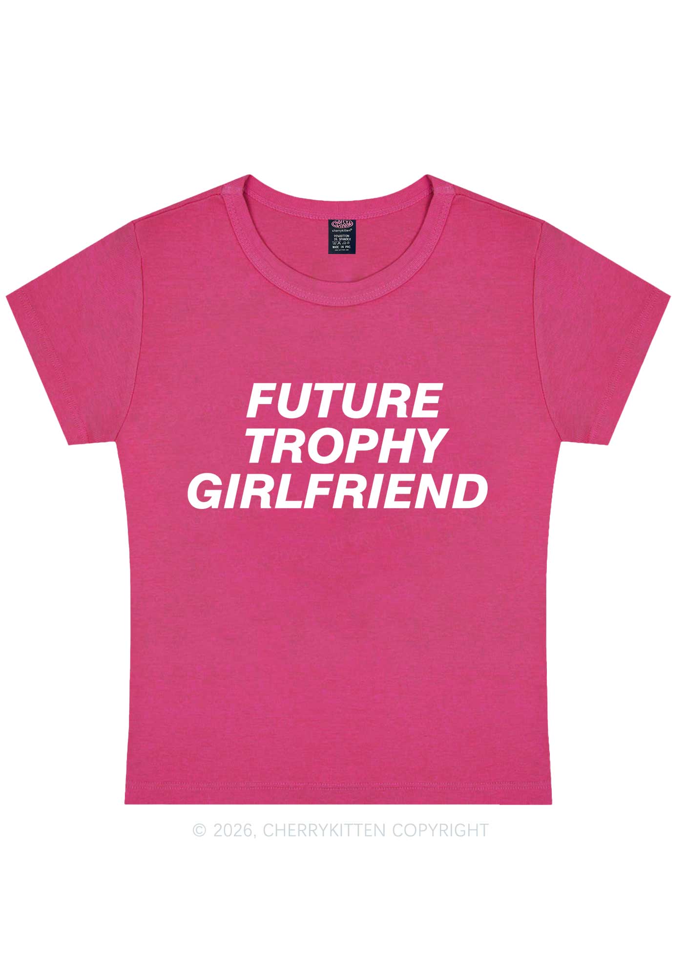 Future Trophy Girlfriend Y2K Baby Tee Cherrykitten