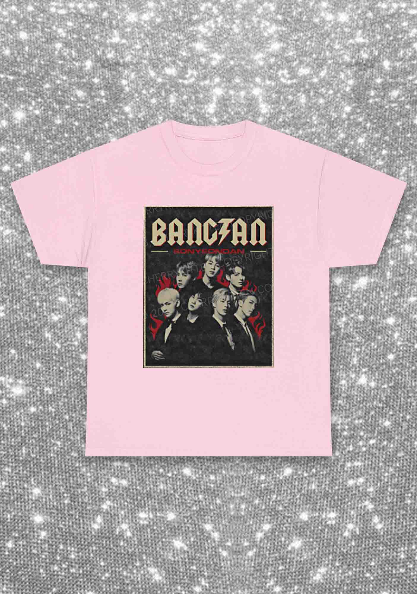 Bangtan Fire Kpop Y2K Chunky Shirt Cherrykitten