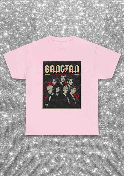 Bangtan Fire Kpop Y2K Chunky Shirt Cherrykitten