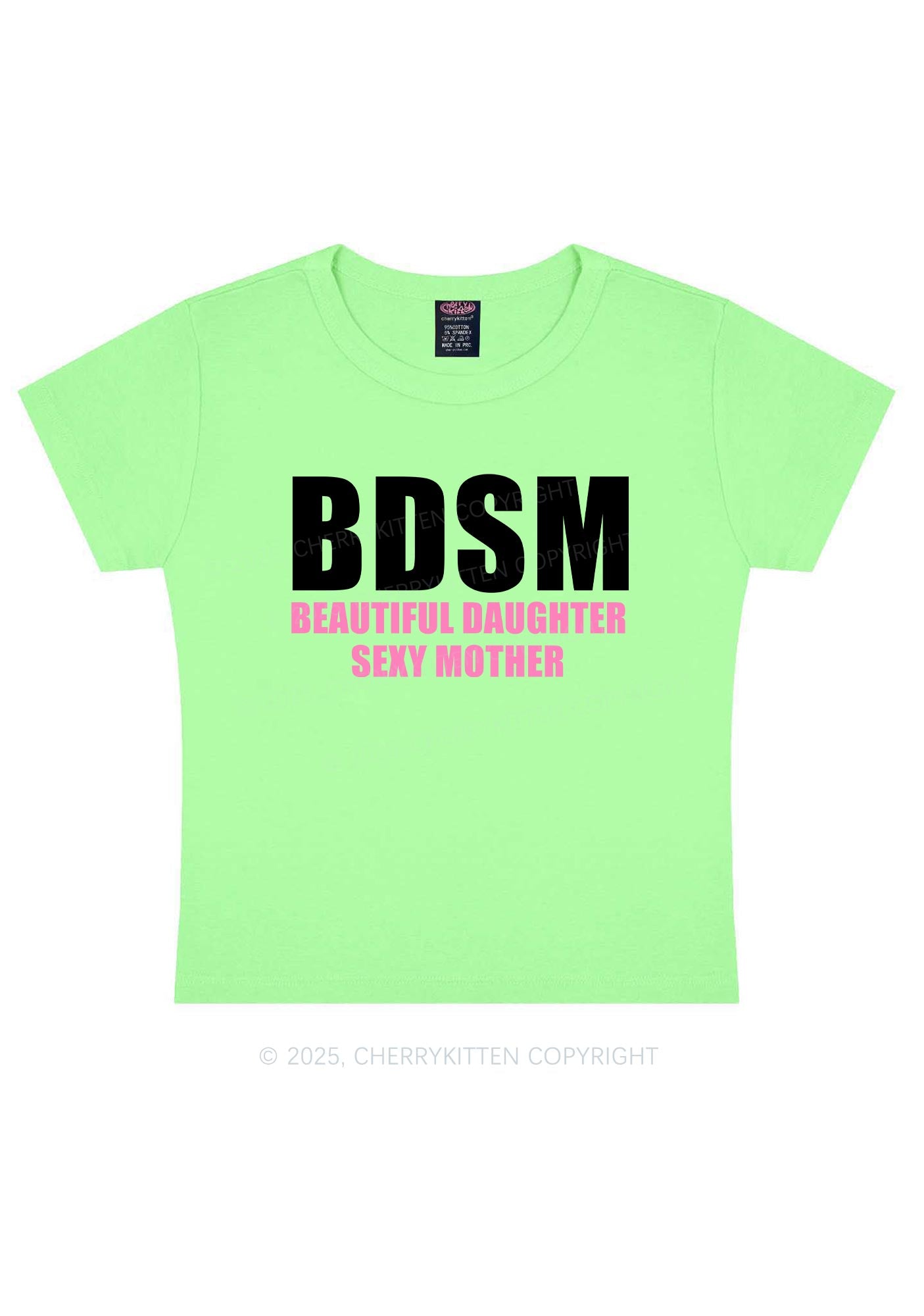 BDSM Daughter Mother Y2K Baby Tee Cherrykitten