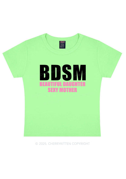 BDSM Daughter Mother Y2K Baby Tee Cherrykitten