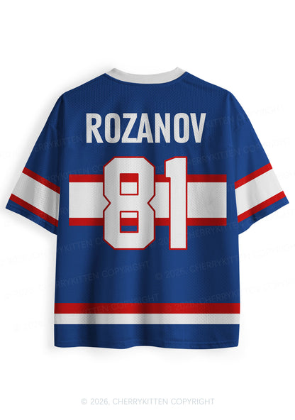 Blue I Want Two Boyfriends HR Y2K Sport Jersey Shirts Cherrykitten