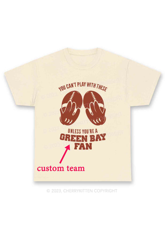 Custom Team Fan Super Bowl Y2K Chunky Shirt Cherrykitten