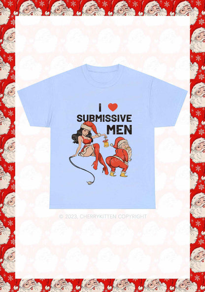 I Love S Men Christmas Y2K Chunky Shirt Cherrykitten