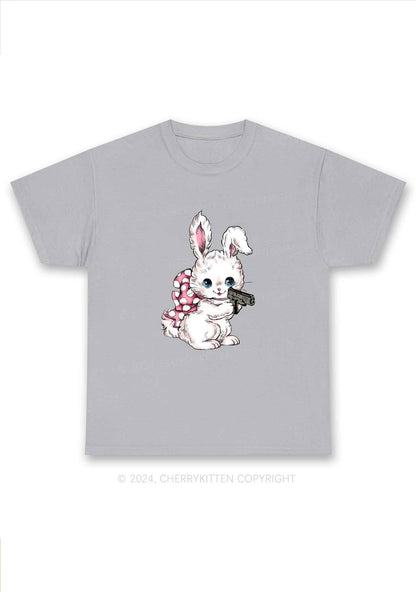Bunny Shooting Y2K Chunky Shirt Cherrykitten