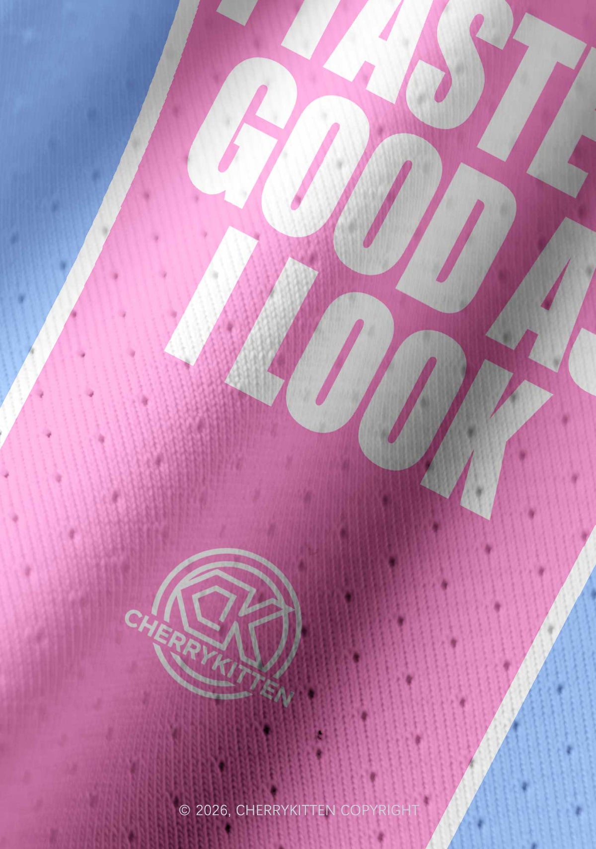I Taste Good Y2K Crop Football Jersey Shirts Cherrykitten