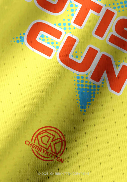 Autistic Cxxt Stars Y2K Crop Football Jersey Shirts Cherrykitten