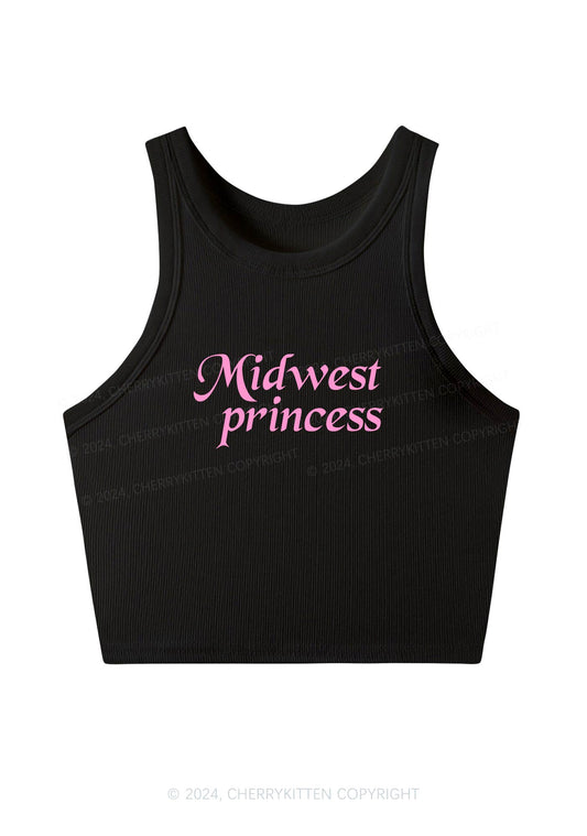 Midwest Princess Y2K Crop Tank Top Cherrykitten
