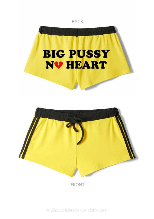 Big Puxxy No Heart Y2K Drawstring Mini Shorts Cherrykitten