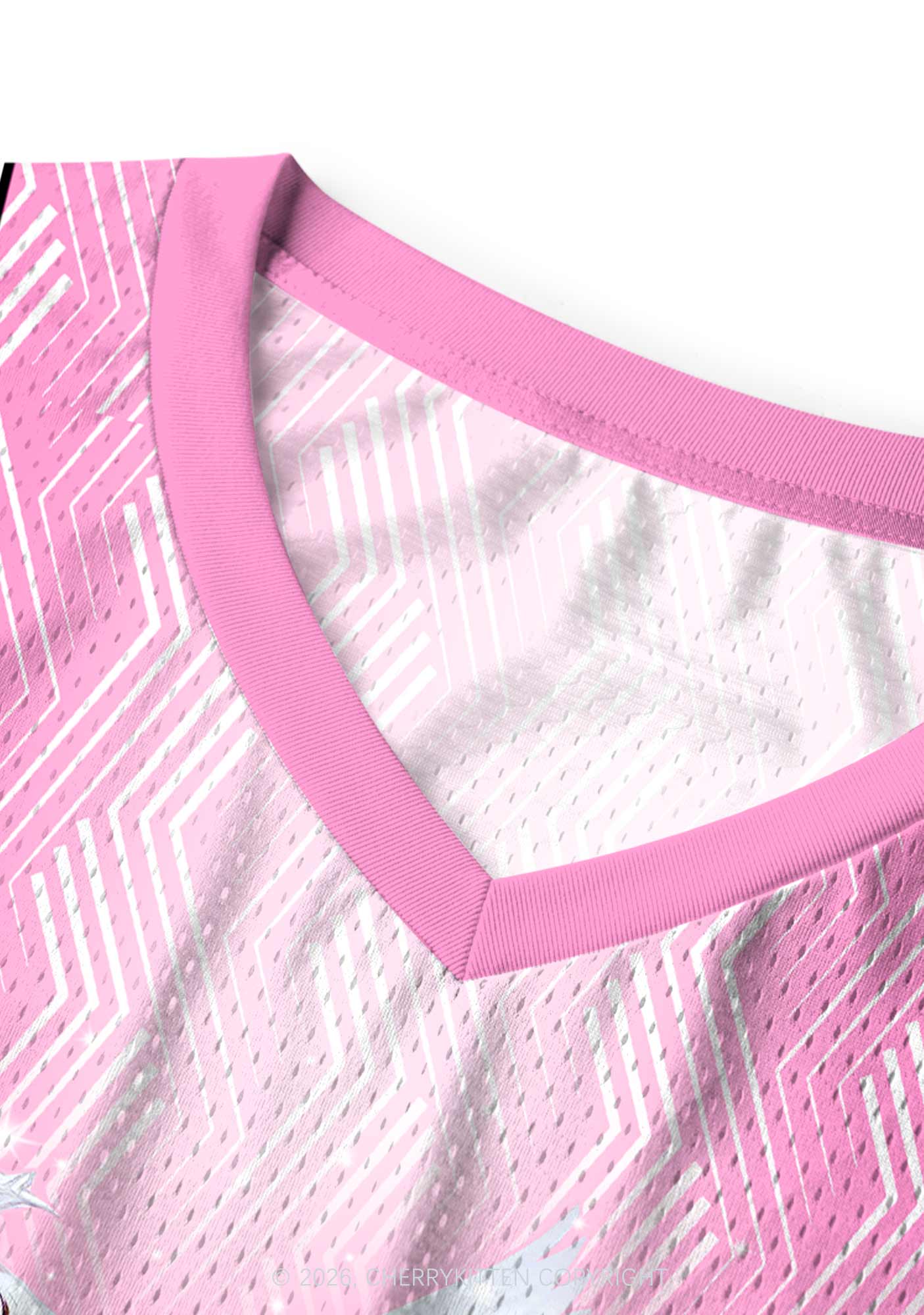 Pink Alpha Male Unicorn Pride Y2K Sport Jersey Tank Cherrykitten