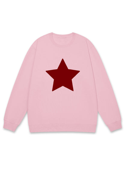Red Pentagram Y2K Sweatshirt